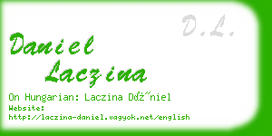 daniel laczina business card